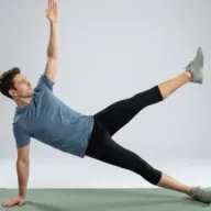 Reverse Plank Leg Lift