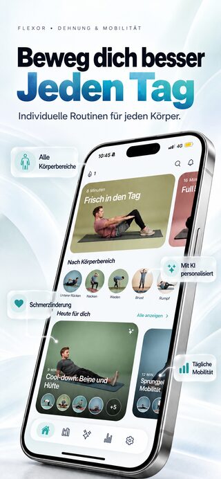 Design der Flexor-Startseite