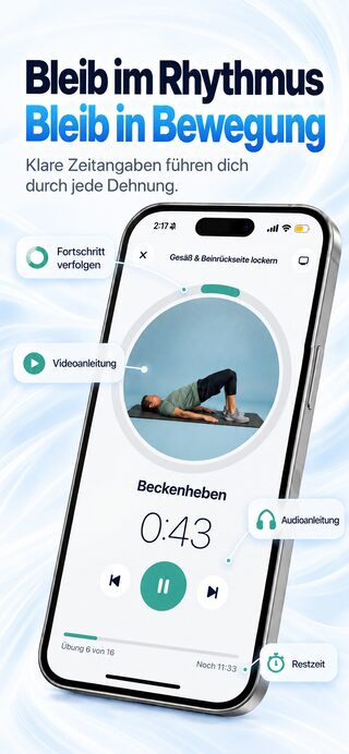 Design des Übungs-Timers in Flexor