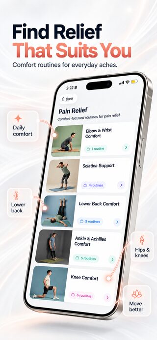 Design kolekcí Úleva od bolesti v aplikaci Flexor